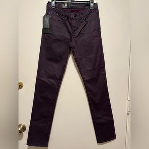 Rock and Republic burgundy denim jeans
